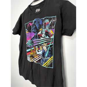 Star Wars Graphic TShirt Size Small Darth Vader Yoda Comic Movie Shirt